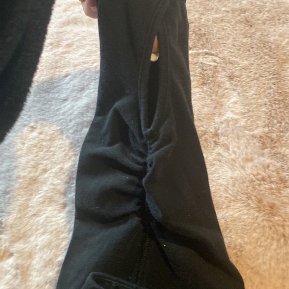 Pink yoga pant. Size medium. Black - Picture 2 of 6